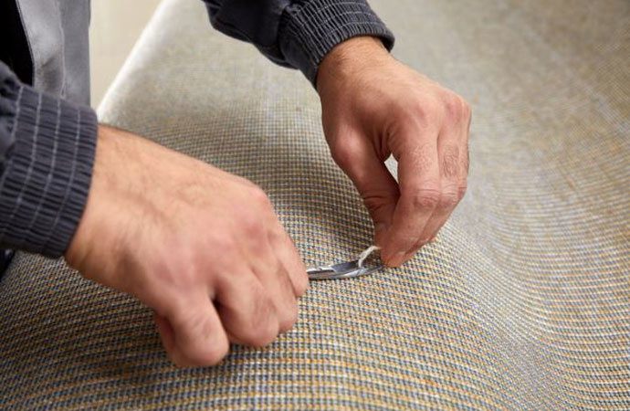 rug backing repair